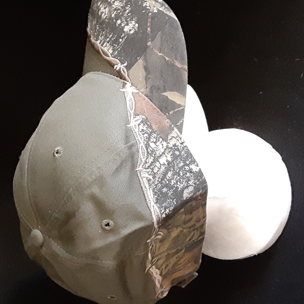 OD Green and camo cap velcro closure